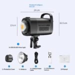 Studio LED Fill Light For Live Streaming Complete With A Softbox Bracket And Spotlights - Image 2