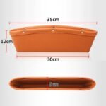 Car Organizer Box Caddy Catcher PU Leather Seat Gap Storage Bag - Image 3