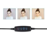 Compatible with Apple, 10 LED Ring Light Lamp Phone Selfie Camera Studio Video Dimmable Tripod Stand - Image 2