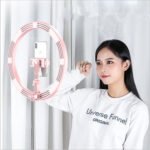 Compatible with Apple, Dimmable Light Selfie Ring LED 10 inch Video Studio Photography Lighting Portable for Youtube Vlog Live Photo with Tripod - Image 4