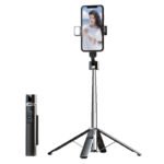 Quadrupod Double Fill Light Mobile Phone Bluetooth-compatible Selfie Stick - Image 5