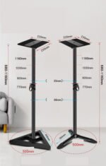 Monitor Surround 4-inch 5-inch 6-inch 8-inch Recording Studio Desk Rack All-metal Speaker Floor Stand - Image 4