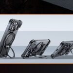 Liquid Metal Casing Phone Case Frameless Magnetic Rotating Bracket - Image 6