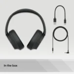 Sony WH-CH720N Noise Cancelling Wireless Bluetooth Headphones - Up to 35 hours battery life and Quick Charge - Black - Image 2