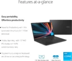 ASUS Vivobook 15 F1500EA Slim Laptop – 15.6” FHD, Intel Core i3-1115G4, 4GB RAM, 128GB NVMe SSD, Windows 11 Home in S Mode, Indie Black - Image 3