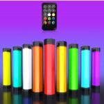 RGB LED Photography Light Waterproof Handheld Tube Stick Video Soft Lighting APP Remote Control VS PavoTube