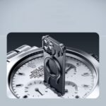 Liquid Metal Casing Phone Case Frameless Magnetic Rotating Bracket - Image 4
