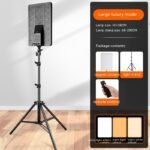 Live Photography Selfie Large Screen LED Fill Light with Phone Holder – Adjustable Ring Light for Streaming, TikTok & Video Recording - Image 4