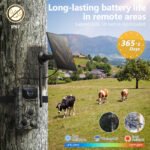 4G GPS Hunting Trail Camera – Solar Powered, Triple PIR Motion Sensor, Wildlife Monitoring (Camo) - Image 2