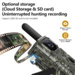 4G GPS Hunting Trail Camera – Solar Powered, Triple PIR Motion Sensor, Wildlife Monitoring (Camo) - Image 7