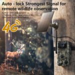 4G GPS Hunting Trail Camera – Solar Powered, Triple PIR Motion Sensor, Wildlife Monitoring (Camo) - Image 3