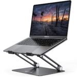 Foldable laptop stand-ergonomic desk tablet holder
