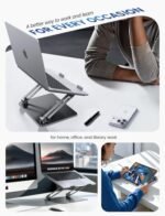 Foldable laptop stand-ergonomic desk tablet holder - Image 3