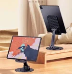 360° Rotating Telescopic Phone & Tablet Stand – Adjustable Desktop Holder with Anti-Slip Base for Live Streaming - Image 3